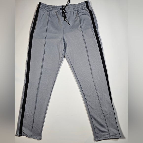 Victoria's Secret PINK Active Track Pants Drawstring Elastic Waist Grey - Picture 7 of 10